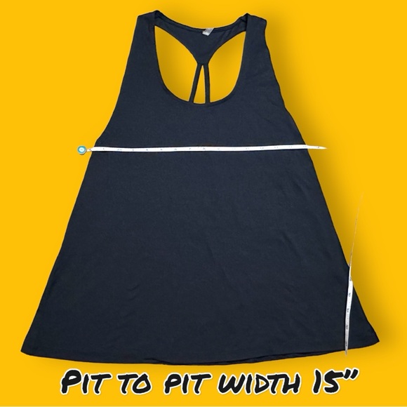 ⭐️HP⭐️NWT Threads 4 Thought Shift Style Moisture Wick Tank Top in Black. Medium - Picture 6 of 13
